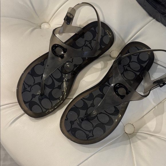 Coach Women's Gray Sandals - Picture 3 of 4